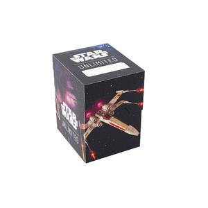 Карточная игра Gamegenic Deck Box: Star Wars Unlimited - Soft Crate - X-Wing/TIE Fighter