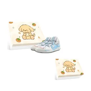 Nike Антискользящие устойчивые к износу кроссовки mid-top для скейтбординга унисекс white blue