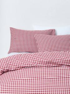 Рождественский комплект постельного белья из вельветового батиста John Lewis, Red/Multi