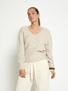 Свитер в цвете Fog Sand Mel. Peppercorn