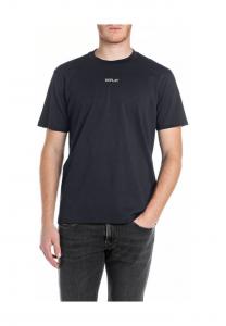 Хлопковая футболка Replay, синий