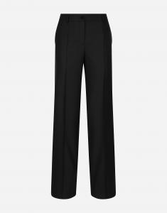 Расклешенные шерстяные брюки Dolce & Gabbana, черный