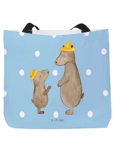 Шоппер Mr. & Mrs. Panda, цвет blau pastell