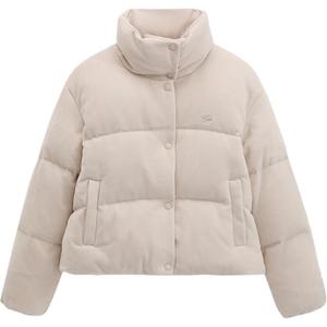 Женская пуховая куртка GAP, бежевый