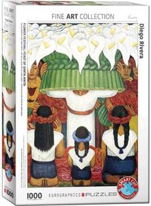 Еврографика, пазл, Фестиваль цветов, Диего Ривьера, 1000 шт. EuroGraphics