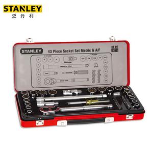 Stanley Набор из 43 предметов серии 6,3 мм, 12,5 мм, метрический и дюймовый, набор маленьких и больших летающих инструментов для ремонта автомобилей 89-517