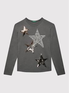 Блуза стандартного кроя United Colors Of Benetton, серый