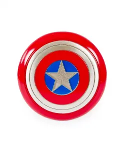 Копия щита Капитана Америки (4 дюйма) от Marvel Studios | фигурка, настольная игрушка, декор для домашнего офиса | коллекционный предмет «Мстители: Сага бесконечности» Salesone Llc, red