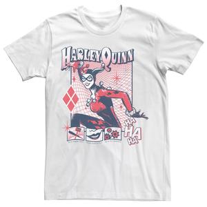 Мужская футболка с плакатом «Бэтмен Харли Квинн» и атрибутами DC Comics