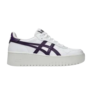 Кроссовки ASICS Wmns Japan S PF White Midnight Plum, белый