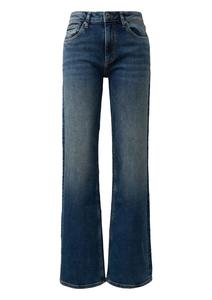 QS Широкие джинсы 'Catie' в синем дениме