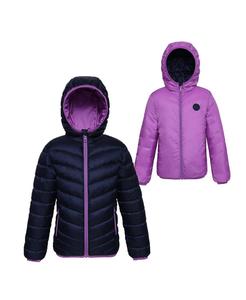 Двусторонняя легкая куртка-пуховик для маленьких и больших девочек Rokka&Rolla