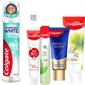 COLGATE Зубная паста для чувствительных зубов Gentle Bright White с пенящейся формулой и вертикальной кнопкой