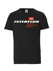 Футболка Interflug DDR черного цвета Logoshirt