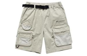 Трендовые уличные шорты Casual мужские элегантные Stone Gray FILA FUSION, серый