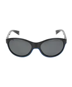 Детские солнцезащитные очки в стиле «черный-лазурный». Polaroid, черный