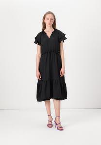 Повседневное платье TRAIN FRILL MIDI DRESS JDY, черный