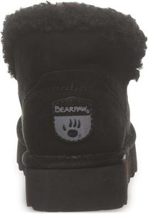 Женские ботильоны BEARPAW Maeve на платформе из водоотталкивающей замши, Black Ii