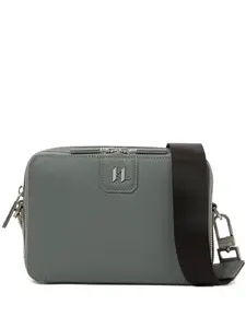 Сумка-мессенджер с монограммой Karl Lagerfeld, зеленый