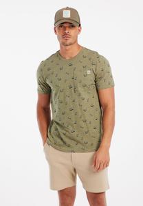 Футболка с принтом SHORTSLEEVE Protest, оливковый