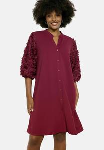 Платье LolaLiza TEXTURED SLEEVE, Bordeaux Wine/Bordeaux