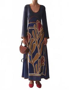 Платье макси Rosalind с принтом тюльпанов Lisse Sancia, Lisse Tulip Print