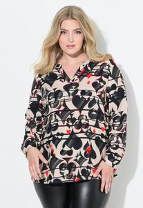 Блуза MIAMODA Blouse, Powder/Black