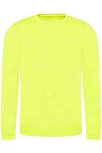 Лонгслив AWDis Cool Moisture Wicking, желтый