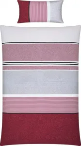 Постельное белье , бордовое, 1x 135x200 см + 1x 40x80 см Erwin Müller