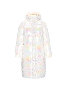 Женское пальто в радужно-белом цвете myMo