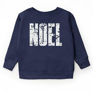 Noel block distressed - Молодежный свитшот с принтом The Juniper Shop, Navy