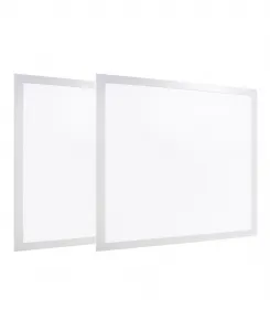 Встраиваемый светодиодный потолочный светильник мощностью 40 Вт с регулировкой яркости, 4400 люмен, цветовая температура 5000K, комплект из 2 штук Jonathan Y, белый