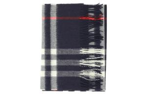 Burberry Бахромчатый кашемировый шарф, Gray