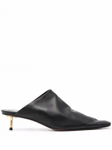 Мюли с удлиненным носком Nanushka, черный