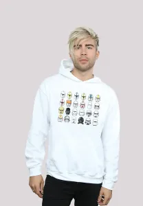 Толстовка F4NT4STIC "Звездные войны Шлемы пилотов-штурмовиков", принт, белый