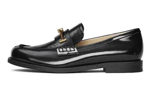 Лоферы женские черный 73Hours