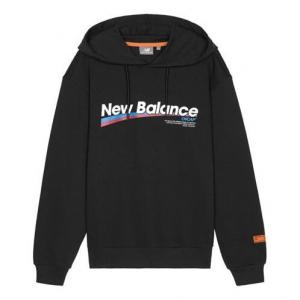 Толстовка New Balance Alphabet Printing Casual Couple Style Black, черный