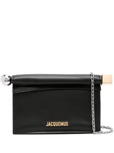 Клатч La Petite Pochette Rond Carré JACQUEMUS, черный