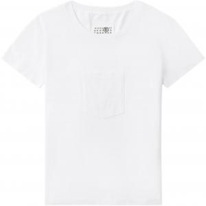 Футболка с карманом MM6 Maison Margiela, белый