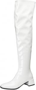 Женские модные сапоги LYYSKY отличного качества, выше колена. Размер соответствует длине подошвы стопы, смотрите таблицу размеров и описание товара. Размеры US4-US13/EU34-EU46, White(168-33-1)