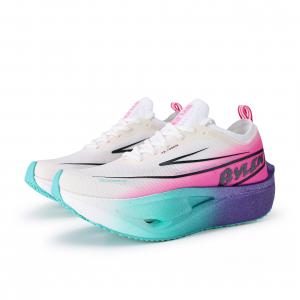 BYLEN Амортизирующие, износостойкие, дышащие, низкие кроссовки для бега унисекс, разные цвета: темно-фиолетовый и белый