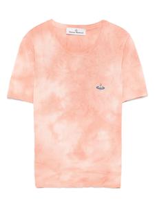 Футболка с вышитым логотипом Vivienne Westwood Orb, оранжевый