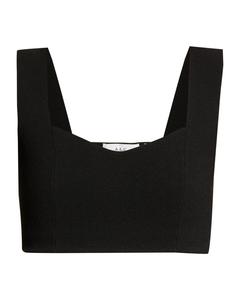 Укороченный бюстгальтер Jordana со швами A.L.C., черный