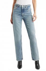 Прямые джинсы Topanga цвета «пустынное небо» с заклепками Rails, Desert Sky Studded