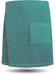 Normani Мужская банная килт из органического хлопка Мерсин цвета бензина