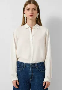 Блузка на пуговицах Qs, Creme