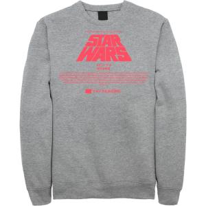 Мужской свитшот с титульной карточкой кандзи «Звездные войны» Licensed Character