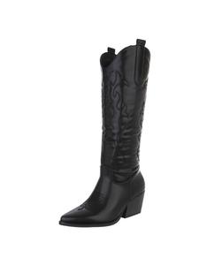 Ital-Design Черные туфли на высоком каблуке