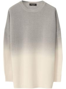 Fabiana Filippi свитер с эффектом градиента, серый