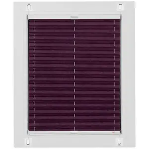 Sunlines Плиссе Start-up Style Crush непрозрачное, без сверления, натянутое и приклеенное с помощью шарнирной клеевой пластины Sunlines, Brombeere